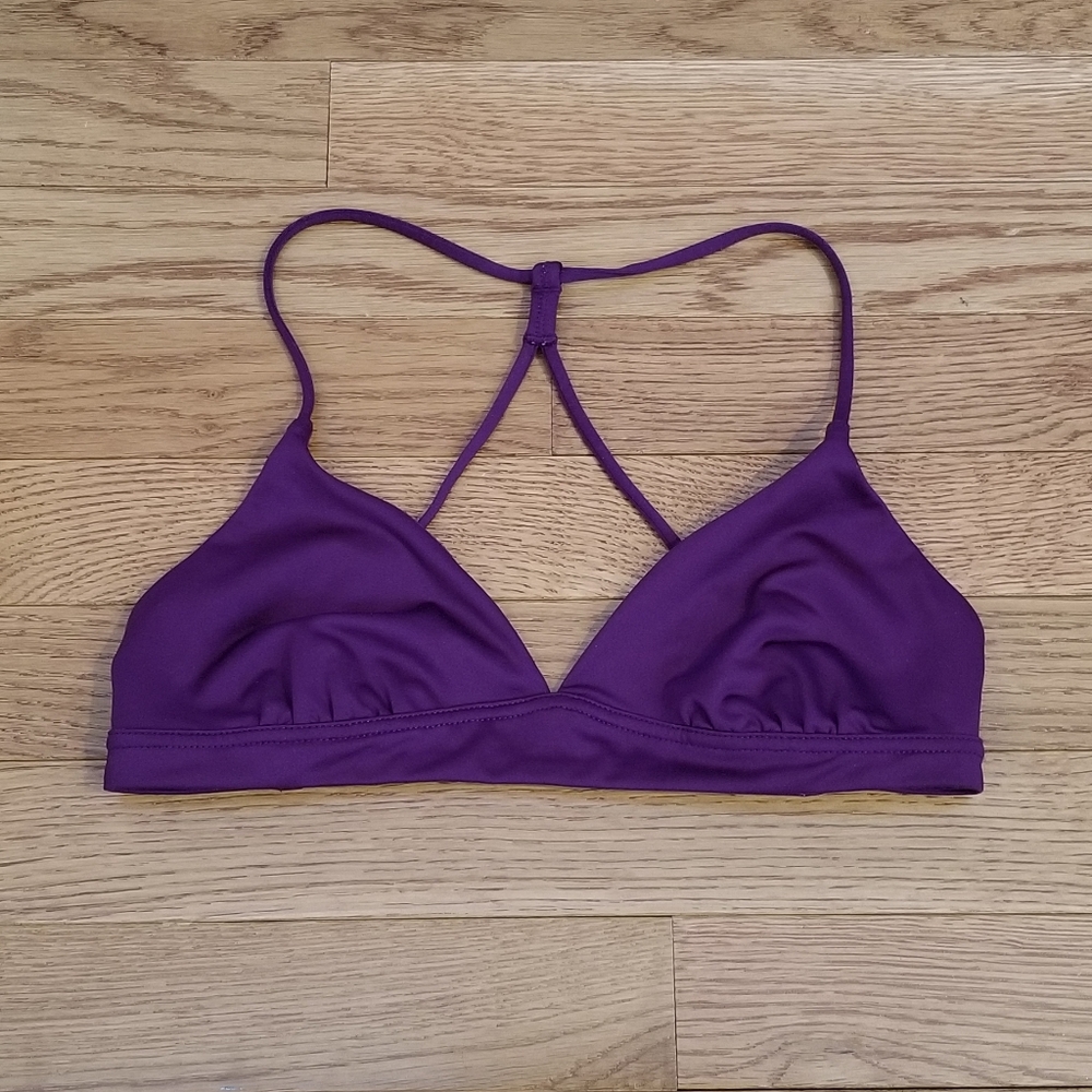 Victoria's Secret Victoria Sport purple strappy racerback bralette Small